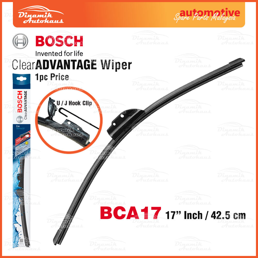 Bosch Clear Advantage Car Auto Windshield Wiper Suitable For U Hook Type Wiper Arm