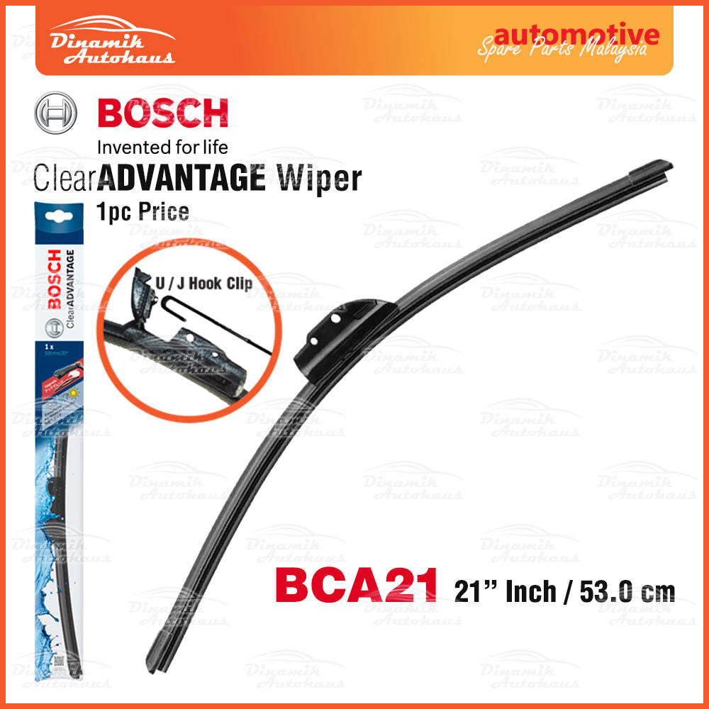 Bosch Clear Advantage Car Auto Windshield Wiper Suitable For U Hook Type Wiper Arm