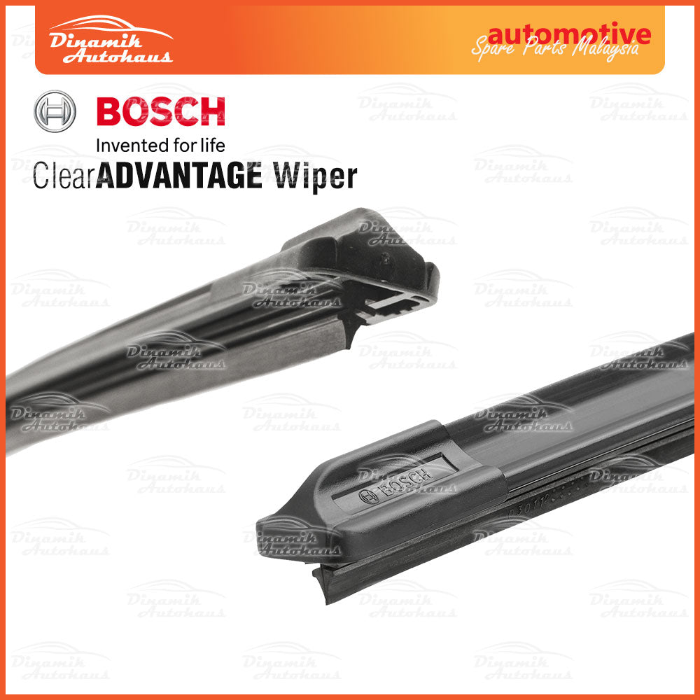 Perodua Ativa Car Auto Front Windshield Wiper Size 21" & 14" Inch (1 Pair) Bosch Clear Advantage Wiper BCA2114