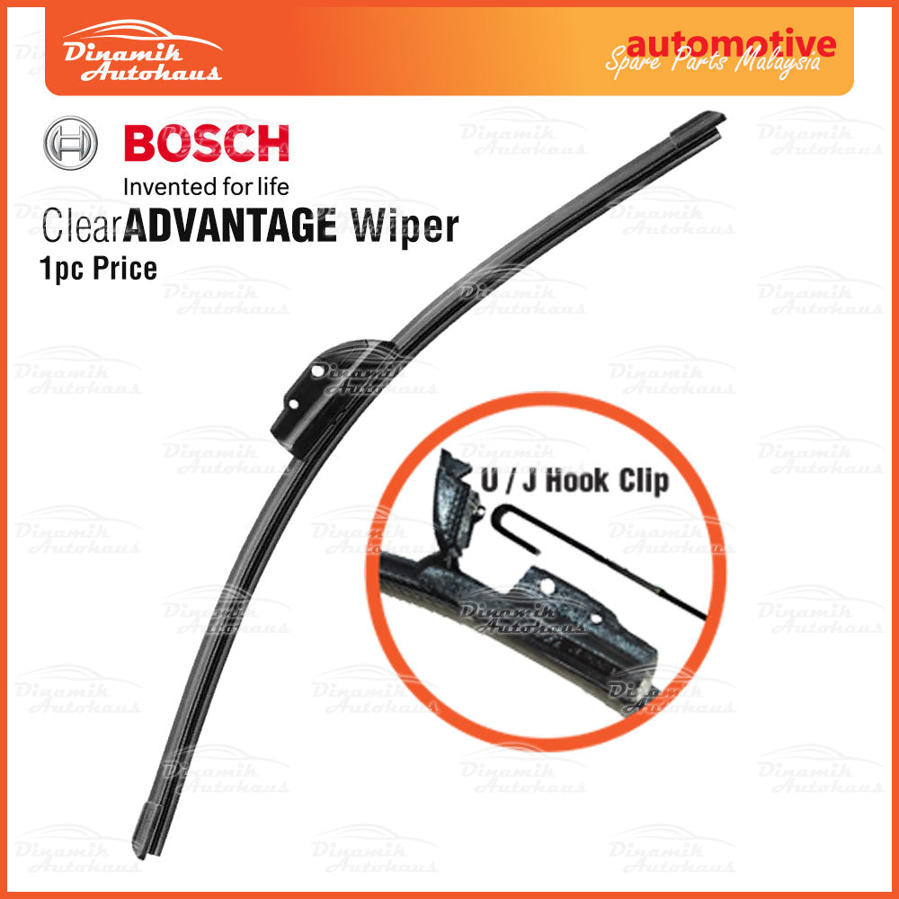 Perodua Ativa Car Auto Front Windshield Wiper Size 21" & 14" Inch (1 Pair) Bosch Clear Advantage Wiper BCA2114